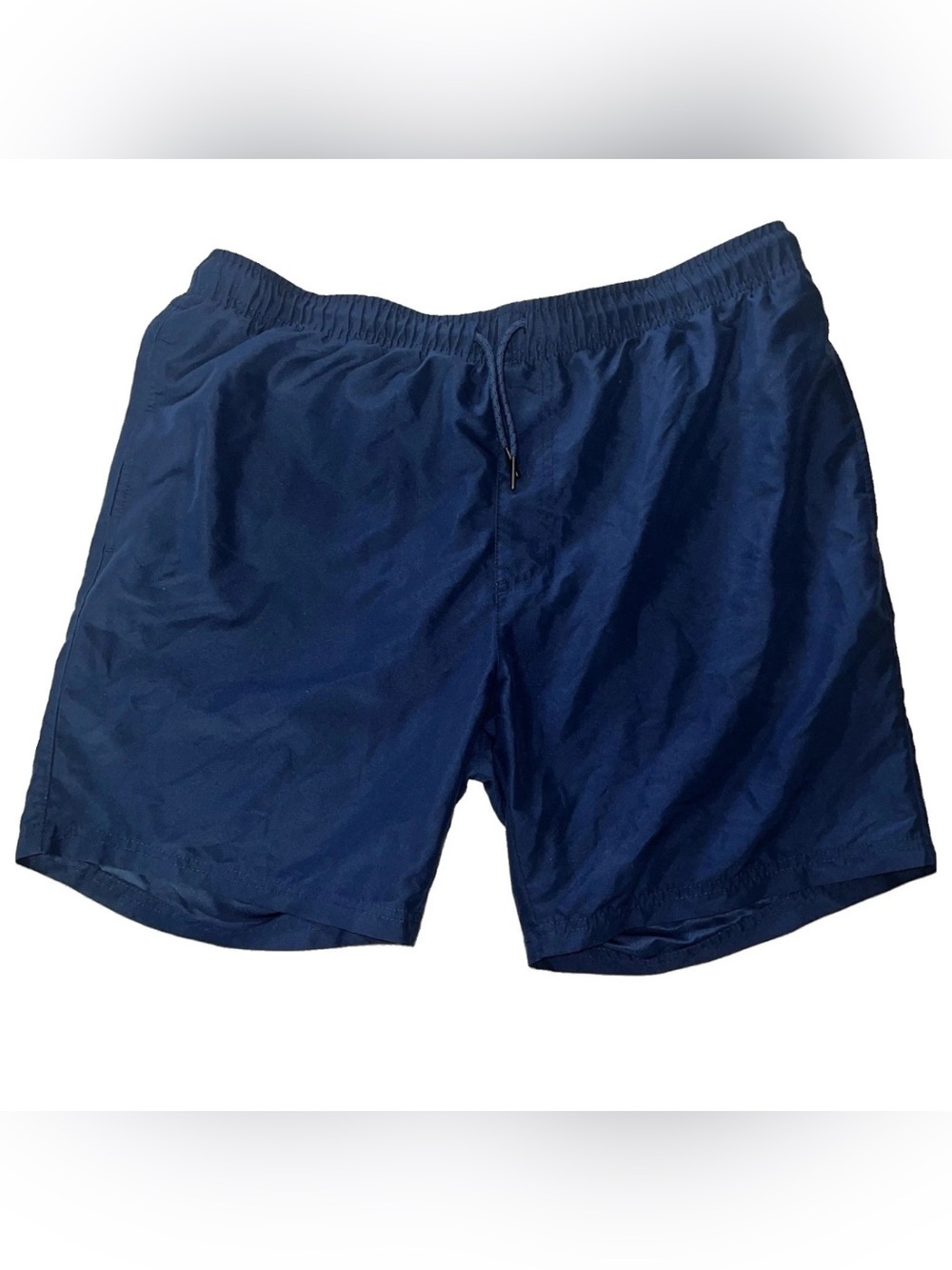 Ocean Coast Men's Swim Trunks Size Large Royal Blue 7" Inseam Lined 3 Pocket